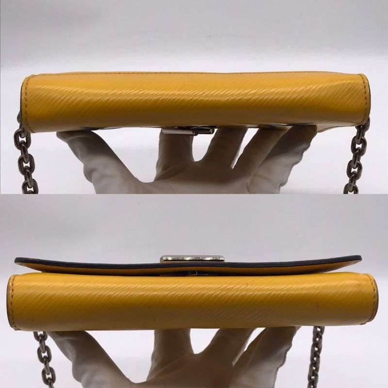 Louis Vuitton Epi Twist Chain Wallet Shoulder Bag Yellow Price Negotiation