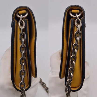Louis Vuitton Epi Twist Chain Wallet Shoulder Bag Yellow Price Negotiation
