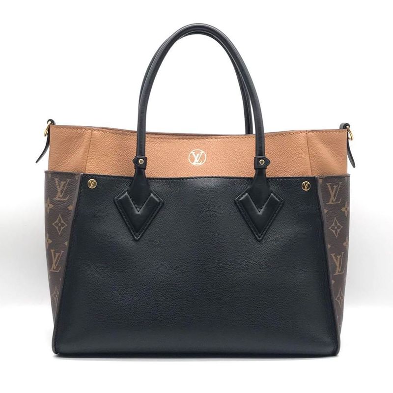 Louis Vuitton Monogram on My Side MM Handbag Noir Black Price Negotiation