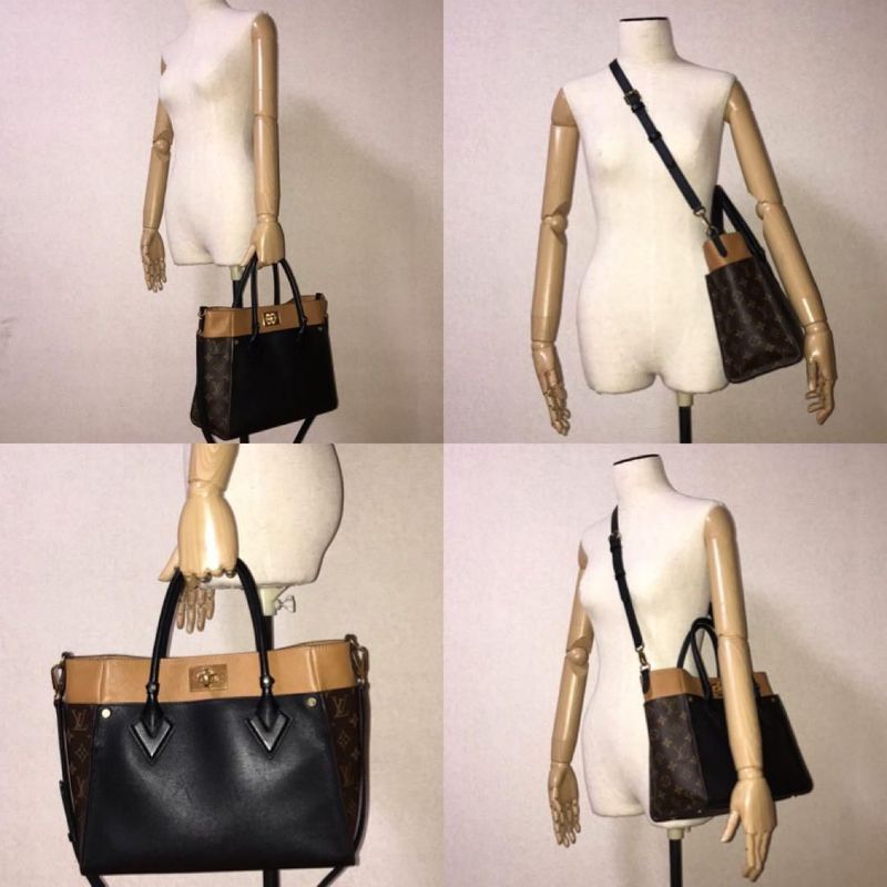 Louis Vuitton Monogram on My Side MM Handbag Noir Black Price Negotiation