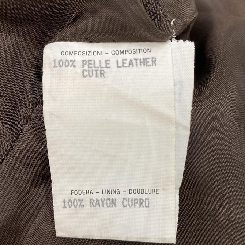 Gucci Dress Size 40 M Women - Dark Brown Lamb Leather / Short Sleeves