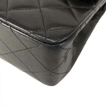 Chanel Shoulder Bag Double Flap Matelasse A01113 Black Chain Shoulder/gold