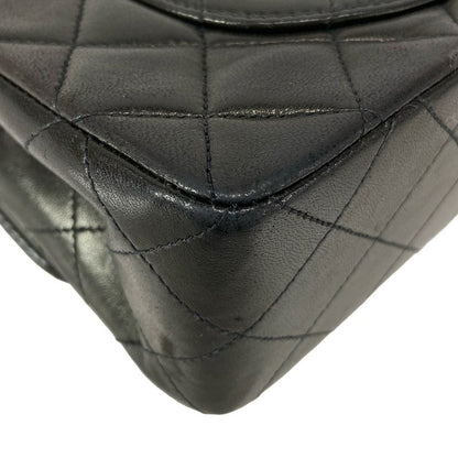 Chanel Shoulder Bag Double Flap Matelasse A01113 Black Chain Shoulder/gold