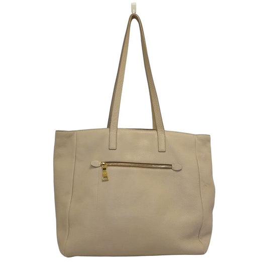 Prada Shoulder Bag - Beige Leather Tag Leather
