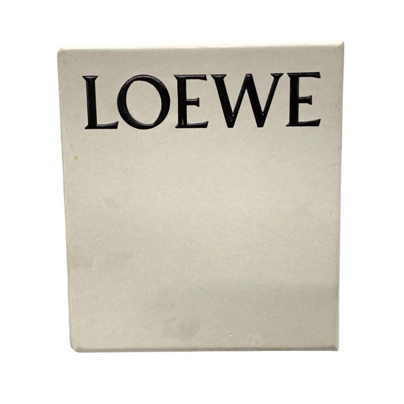 Loewe Trifold Wallet Linen/tri-fold Wallet Beige Leather