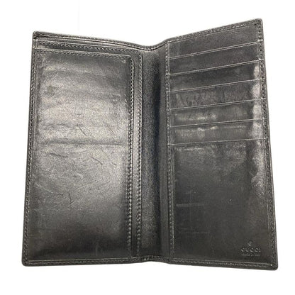 Gucci Wallet - 138054 Black And Green And Red Leather