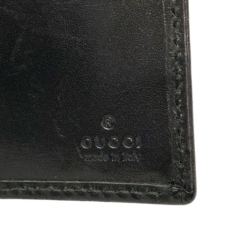Gucci Wallet - 138054 Black And Green And Red Leather