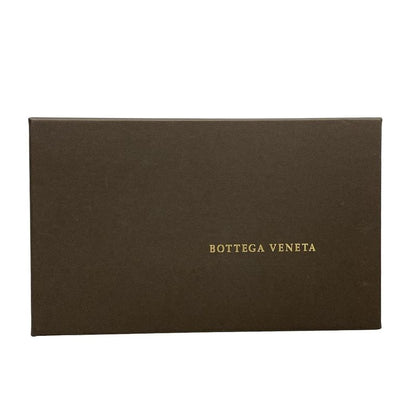 Bottega Veneta Intrecciato Navy Round Zipper Leather Long Wallet