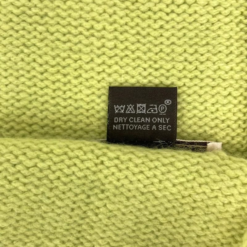 Hermes Scarf - Light Green Cashmere