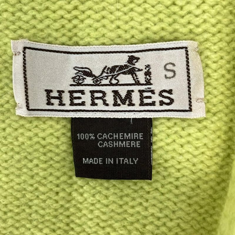 Hermes Scarf - Light Green Cashmere