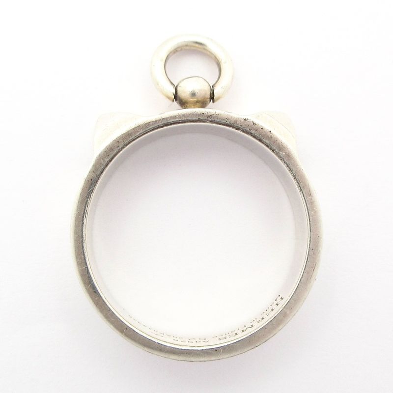 Hermes Ring 52 Medallion Collier De Chien PM H115607b 00046 Silver