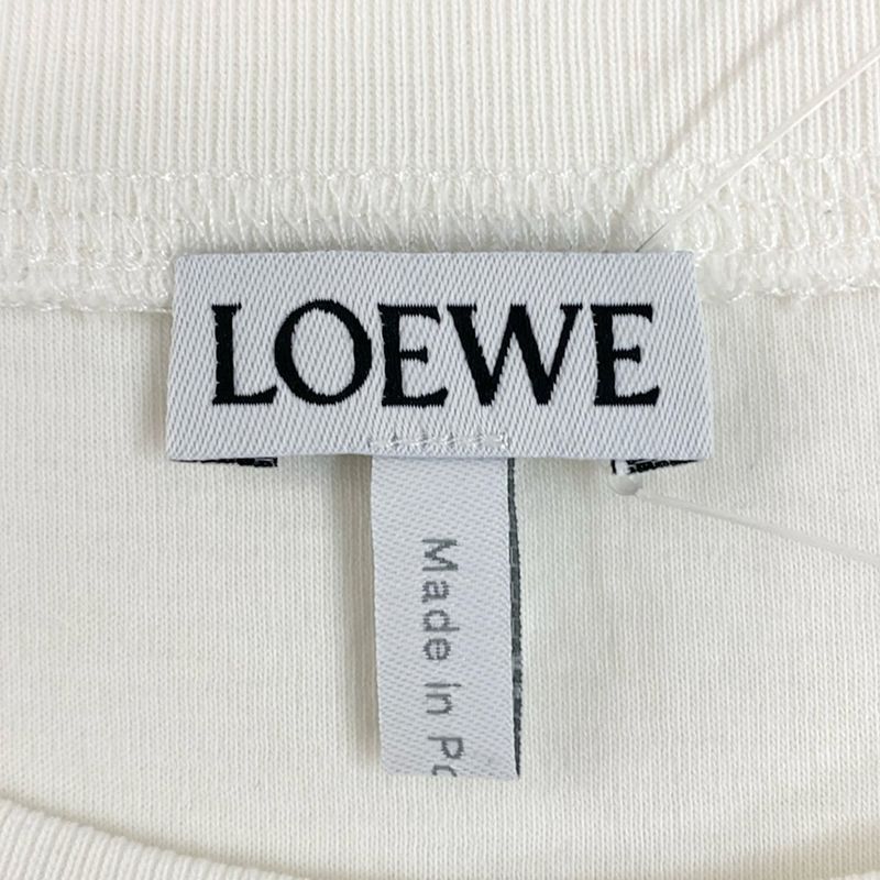 Loewe Short Sleeve T-shirt Size XS Women - White Xs/1727170/s540y22x43/anagram