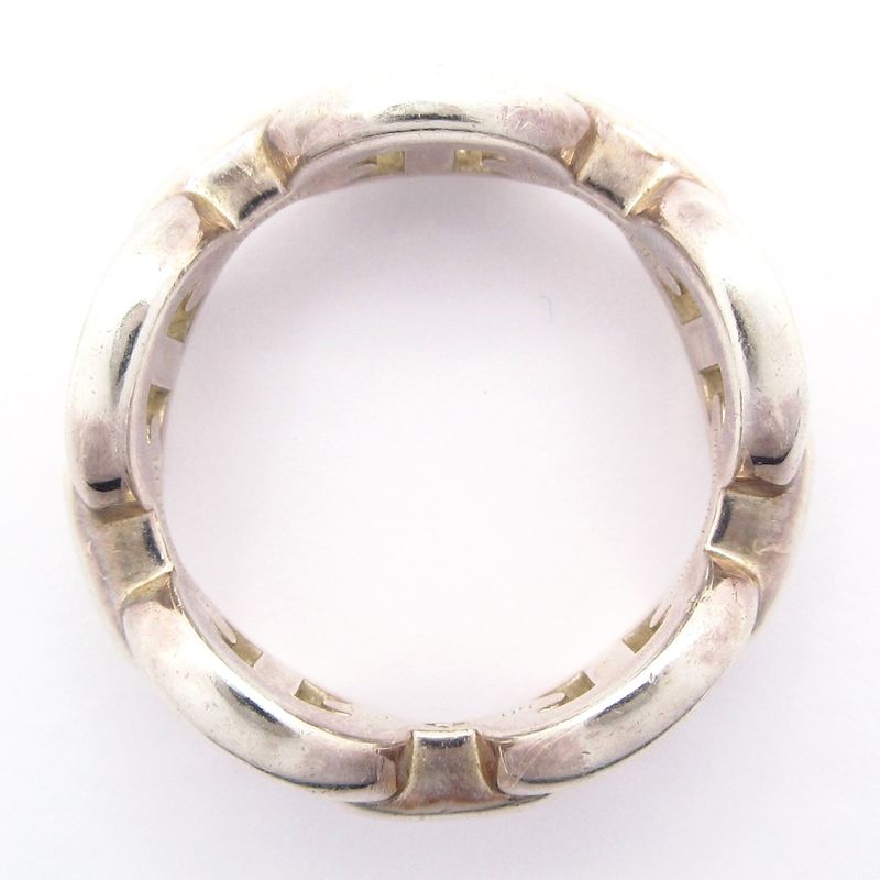 Hermes Ring 50 Chaine D'ancre Silver