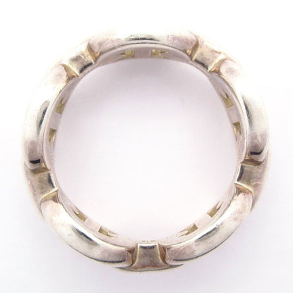 Hermes Ring 50 Chaine D'ancre Silver