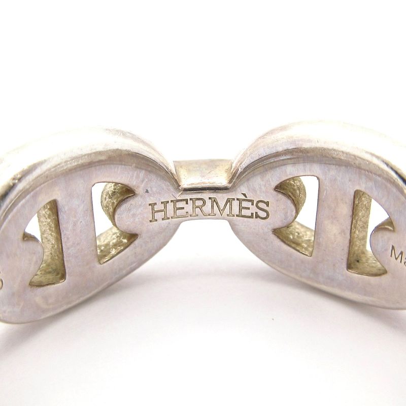 Hermes Ring 50 Chaine D'ancre Silver