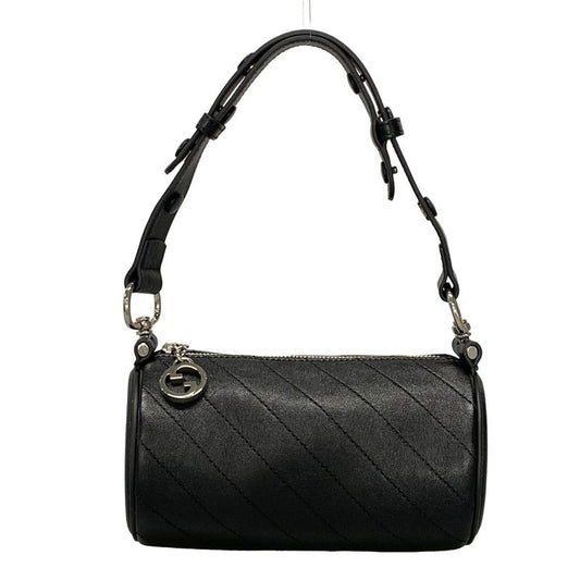 Gucci Shoulder Bag Blondi 760170 Black Leather