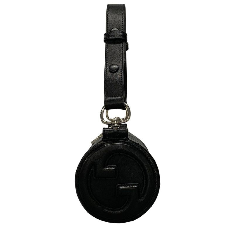 Gucci Shoulder Bag Blondi 760170 Black Leather