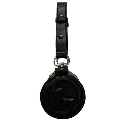 Gucci Shoulder Bag Blondi 760170 Black Leather