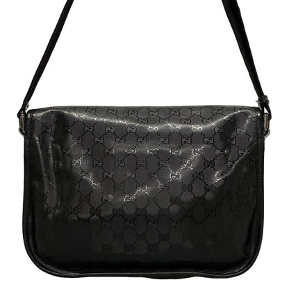 Gucci Shoulder Bag Imprime 201732 Black Leather