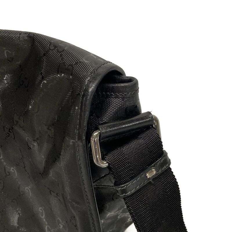 Gucci Shoulder Bag Imprime 201732 Black Leather