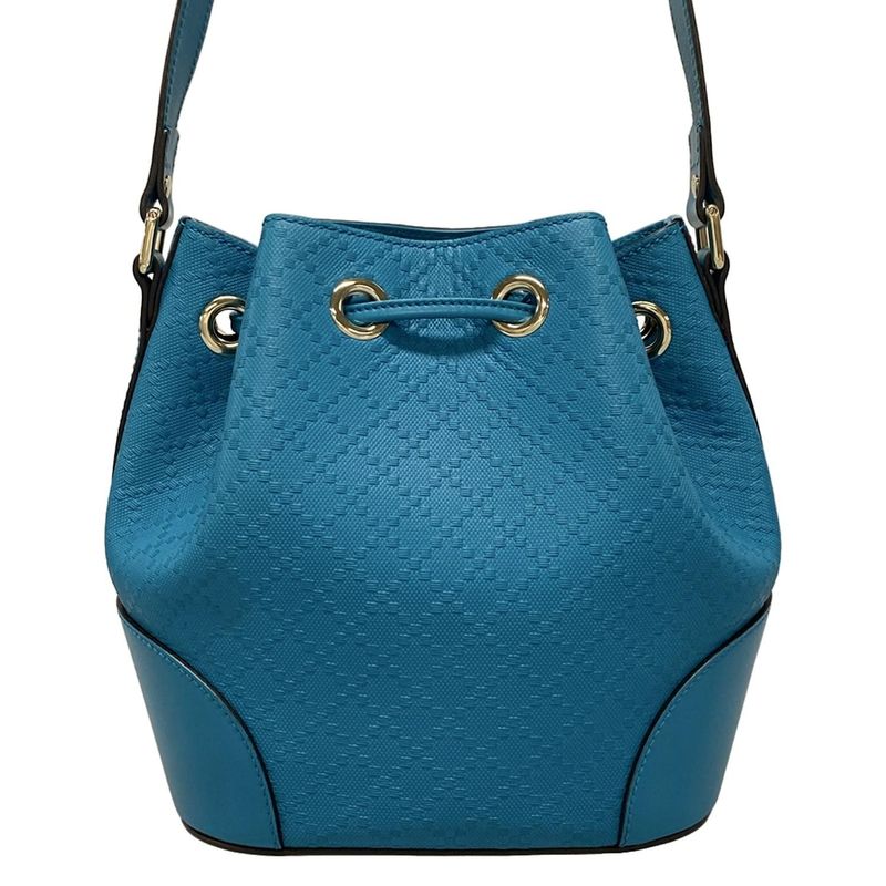 Gucci Shoulder Bag Bright Diamante 354229 Blue Shape Pressed/drawstring Shape