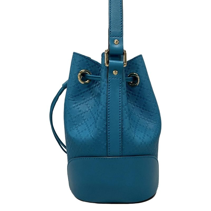 Gucci Shoulder Bag Bright Diamante 354229 Blue Shape Pressed/drawstring Shape