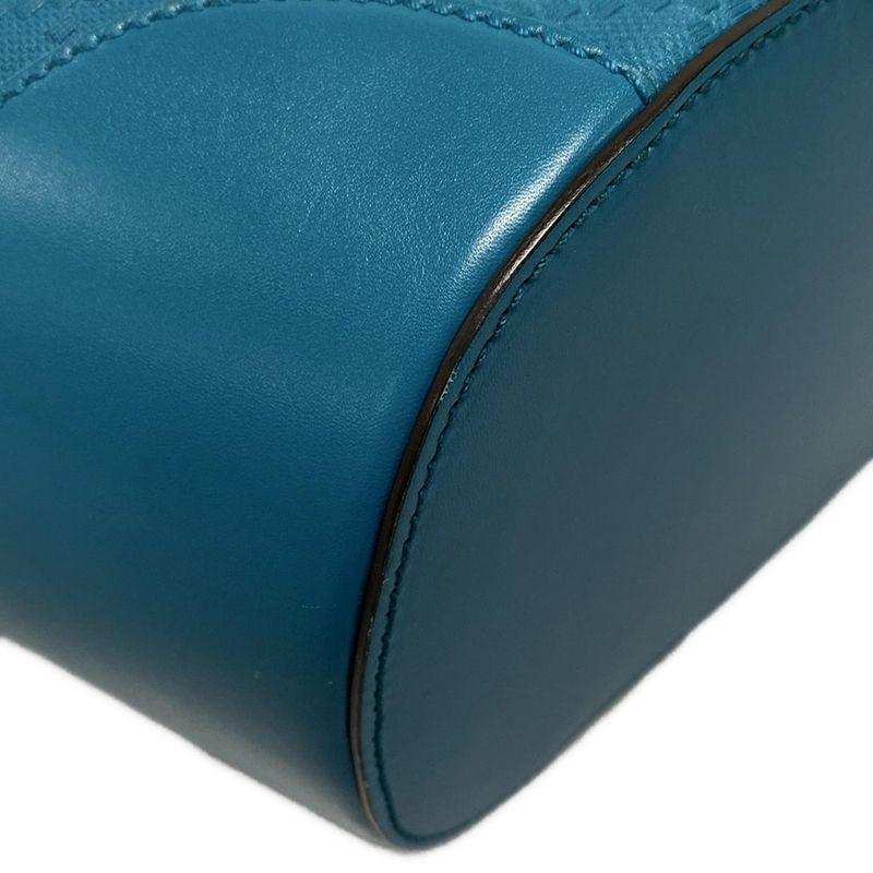 Gucci Shoulder Bag Bright Diamante 354229 Blue Shape Pressed/drawstring Shape