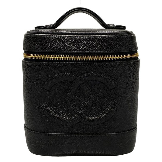 Chanel Vanity Bag - A01998 Black Gold Hardware