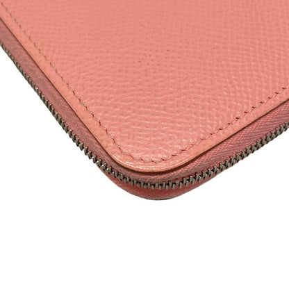 Hermes Azap Long Silk-in Rose Confetti Silver Hardware / Round Zipper Long