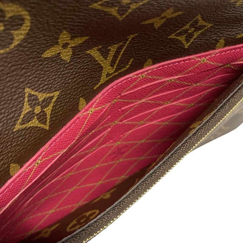 Louis Vuitton Wallet Summer Trunk (monogram ) Pochette - Weekend M62456 Fuchsia