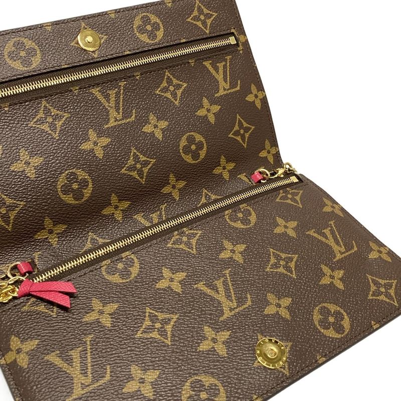 Louis Vuitton Wallet Summer Trunk (monogram ) Pochette - Weekend M62456 Fuchsia