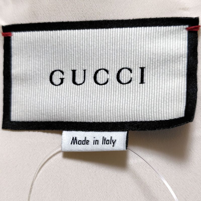 Gucci Dress Size 44 L Women - 631483 Ivory Sleeveless/long/interlocking G