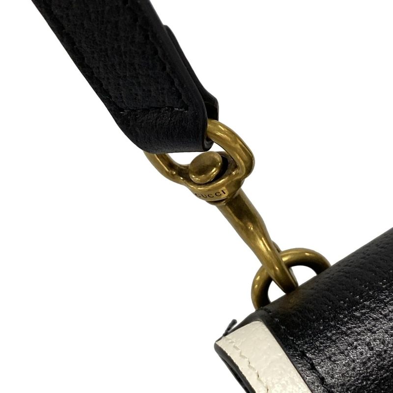 Gucci Shoulder Bag Mini Shoulder Bag 721794 Black And White Adidas Collaboration