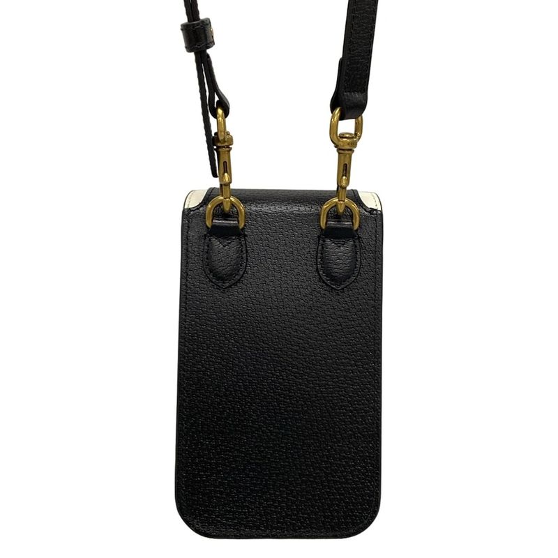 Gucci Shoulder Bag Mini Shoulder Bag 721794 Black And White Adidas Collaboration