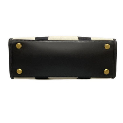 Balenciaga Tote Hardware Small Tote Bag 671402 Ivory And Black Leather