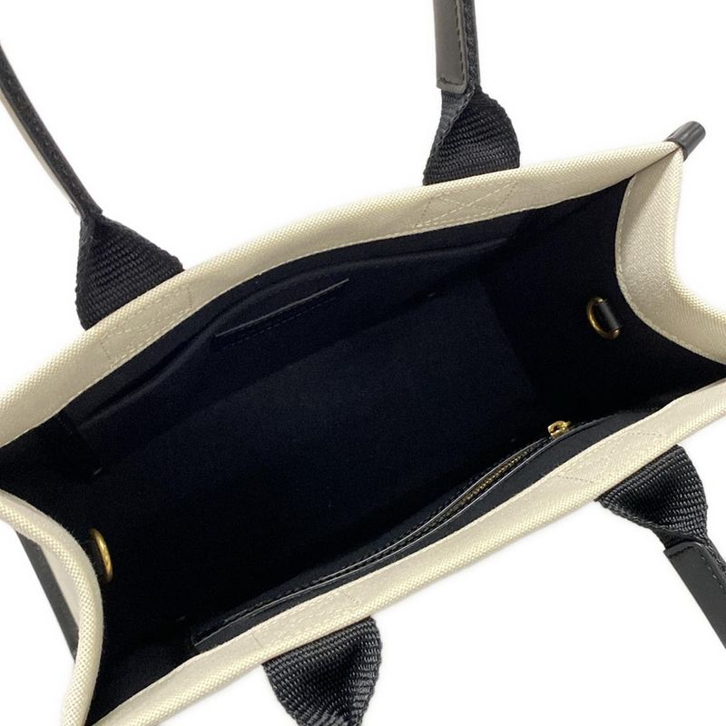Balenciaga Tote Hardware Small Tote Bag 671402 Ivory And Black Leather