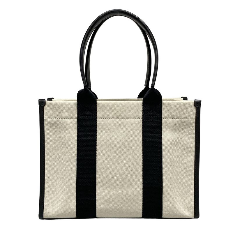 Balenciaga Tote Hardware Small Tote Bag 671402 Ivory And Black Leather