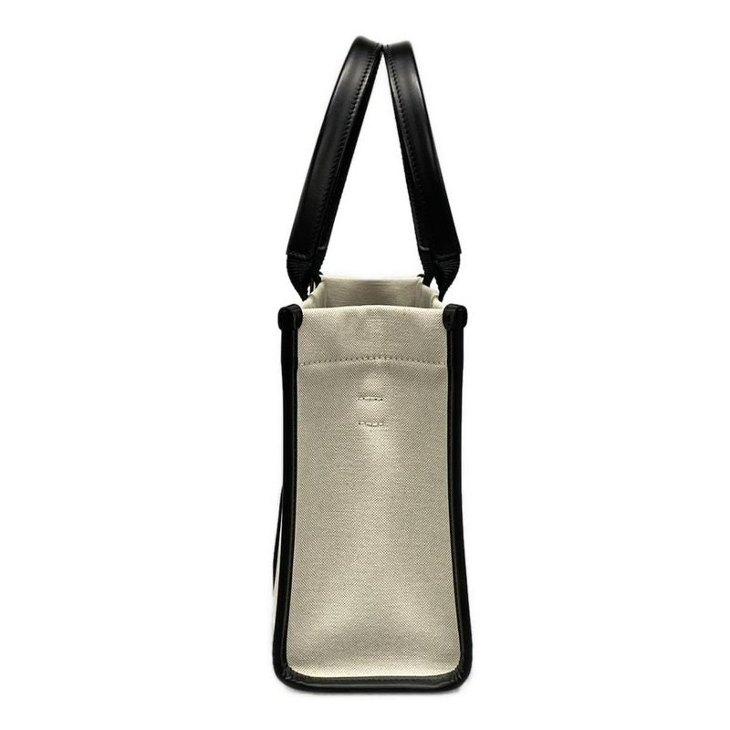 Balenciaga Tote Hardware Small Tote Bag 671402 Ivory And Black Leather