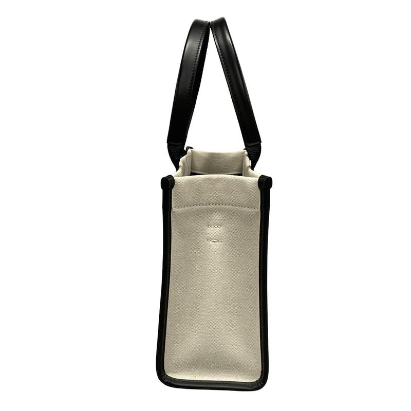 Balenciaga Tote Hardware Small Tote Bag 671402 Ivory And Black Leather