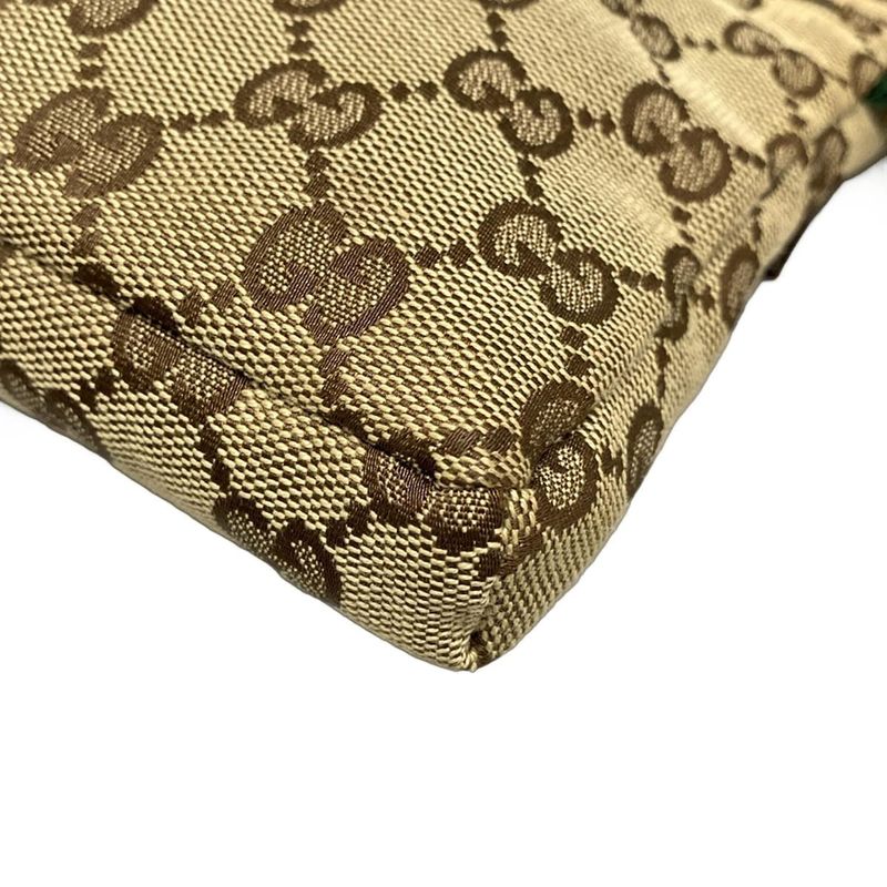 Gucci Waist Pouch GG Patternsherry (web) 28566 Beige X Dark Brown X Multi