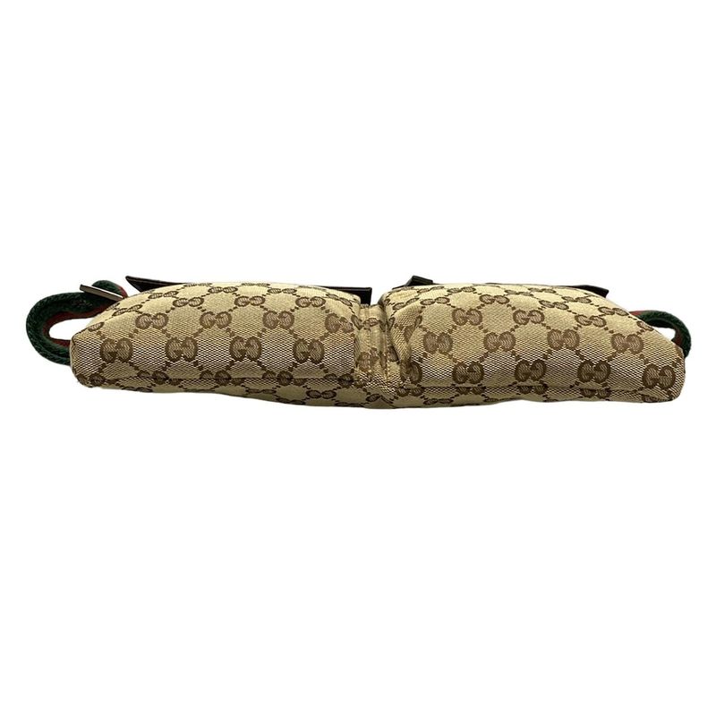 Gucci Waist Pouch GG Patternsherry (web) 28566 Beige X Dark Brown X Multi