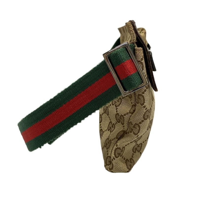 Gucci Waist Pouch GG Patternsherry (web) 28566 Beige X Dark Brown X Multi