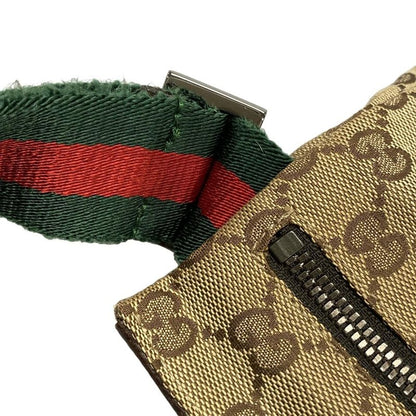 Gucci Waist Pouch GG Patternsherry (web) 28566 Beige X Dark Brown X Multi
