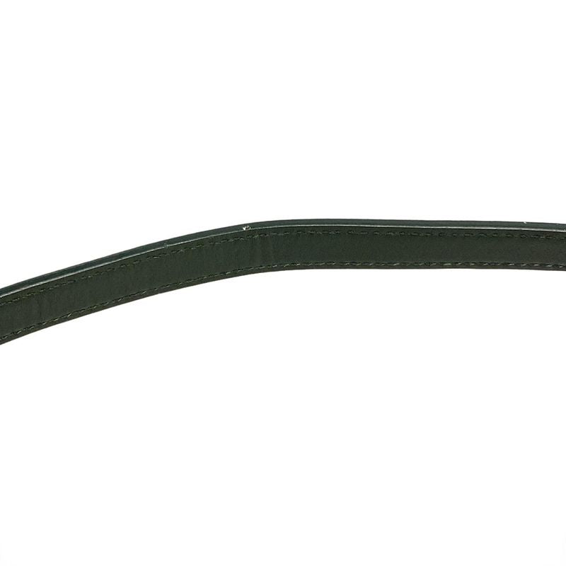 Saint Laurent Paris Shoulder Bag Mayon Satchel 649795 Dark Green Leather