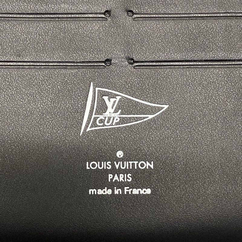 Louis Vuitton Long Wallet Louis Vuitton Cup Zippy Organizer M80709 Navy Leather