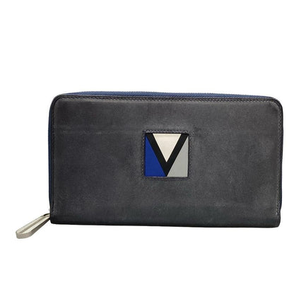 Louis Vuitton Long Wallet Louis Vuitton Cup Zippy Organizer M80709 Navy Leather