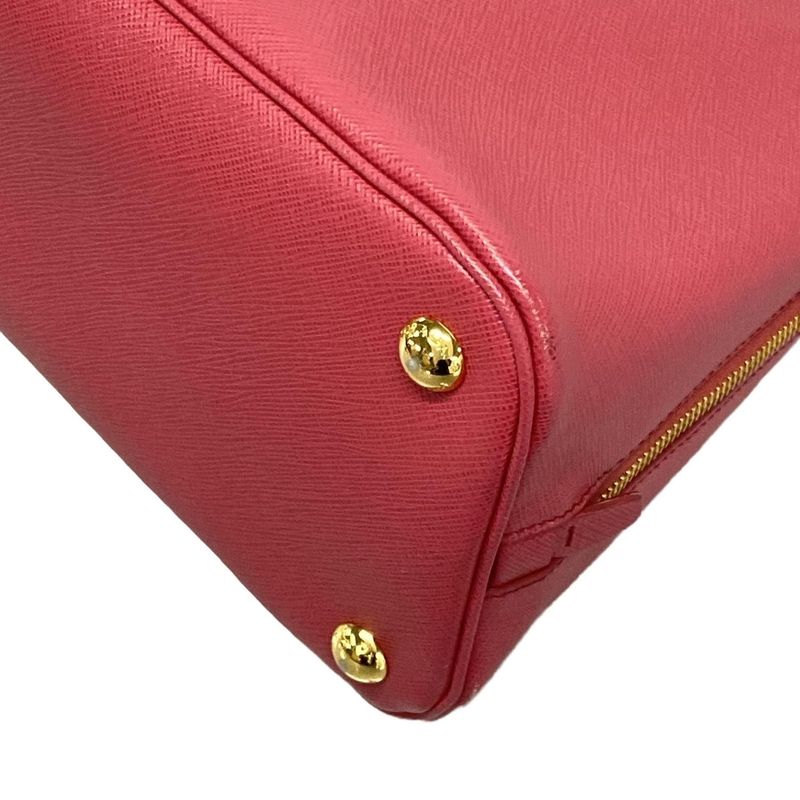 Prada Handbag Promenade Bl0837 Pink Leather