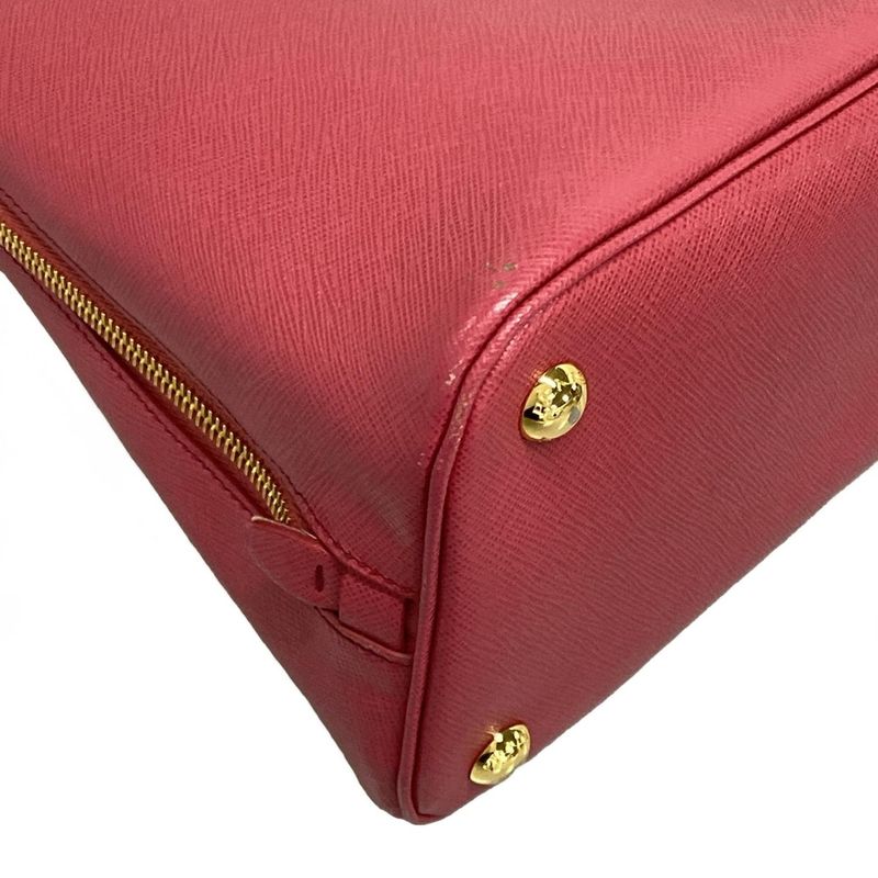 Prada Handbag Promenade Bl0837 Pink Leather