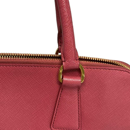 Prada Handbag Promenade Bl0837 Pink Leather