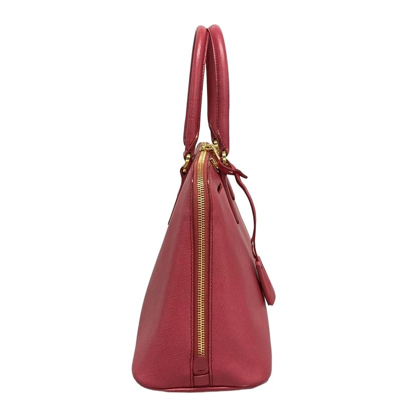 Prada Handbag Promenade Bl0837 Pink Leather